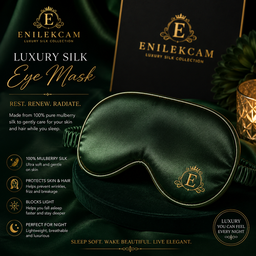 100% Mulberry Silk Eye Mask
